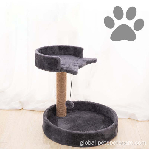 pet hammock for cage Black Small Tree Relax Platform Cat Tower Supplier